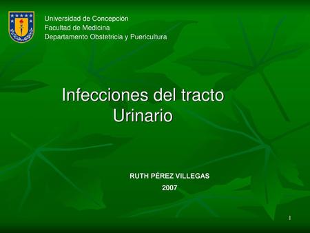 Infecciones del tracto Urinario