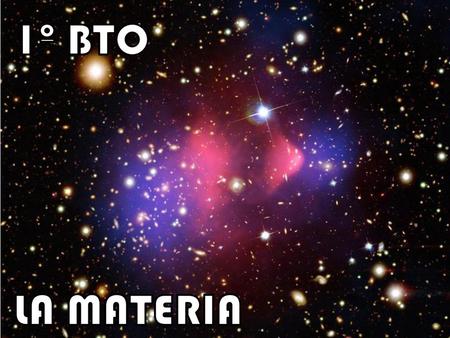 1º BTO LA MATERIA.