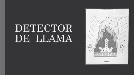 DETECTOR DE LLAMA.