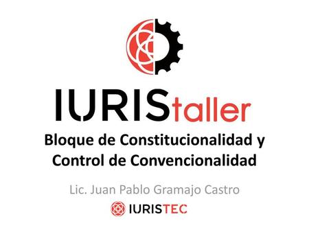 Bloque de Constitucionalidad y Control de Convencionalidad