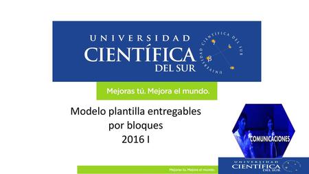 Modelo plantilla entregables por bloques 2016 I