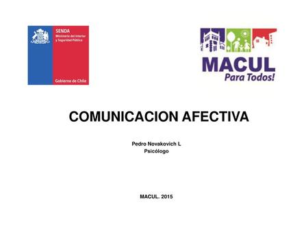 COMUNICACION AFECTIVA