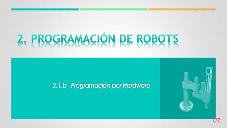 2. Programación de Robots