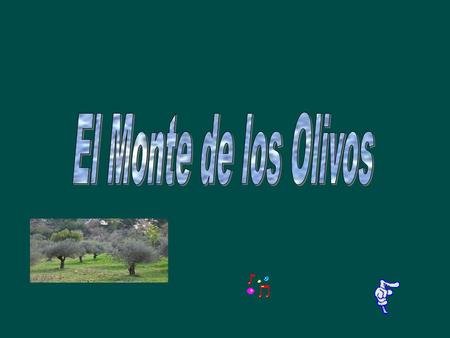 El Monte de los Olivos.