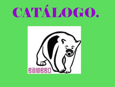 CATÁLOGO..