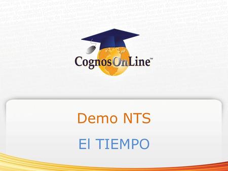 Demo NTS El TIEMPO.