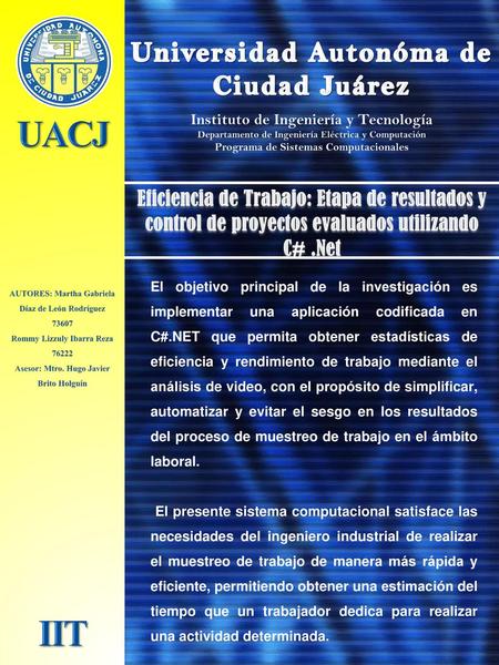 UACJ IIT Universidad Autonóma de Ciudad Juárez