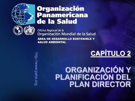 ORGANIZACIÓN Y PLANIFICACIÓN DEL PLAN DIRECTOR