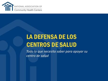 LA DEFENSA DE LOS CENTROS DE SALUD