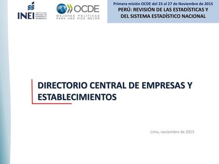 DIRECTORIO CENTRAL DE EMPRESAS Y ESTABLECIMIENTOS