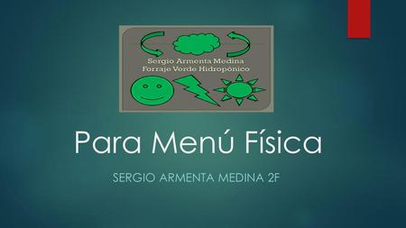 Sergio Armenta medina 2f