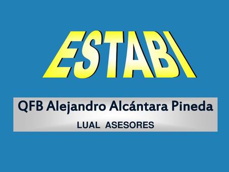 QFB Alejandro Alcántara Pineda