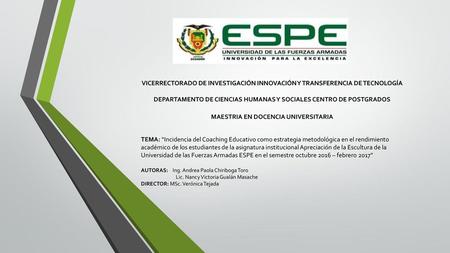 DEPARTAMENTO DE CIENCIAS HUMANAS Y SOCIALES CENTRO DE POSTGRADOS