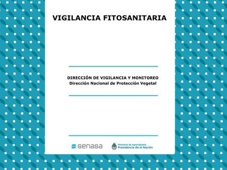 VIGILANCIA FITOSANITARIA