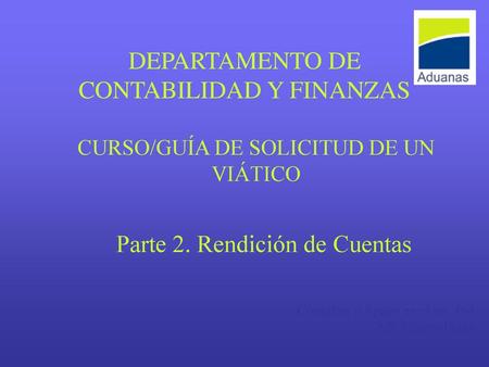 DEPARTAMENTO DE CONTABILIDAD Y FINANZAS