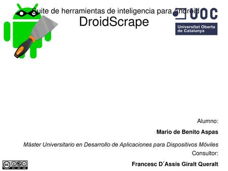 Suite de herramientas de inteligencia para Android