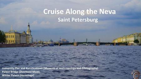 Cruise Along the Neva Saint Petersburg