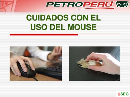 CUIDADOS CON EL USO DEL MOUSE.