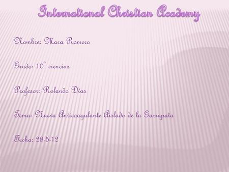 International Christian Academy