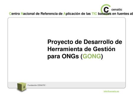 Proyecto de Desarrollo de Herramienta de Gestión para ONGs (GONG)