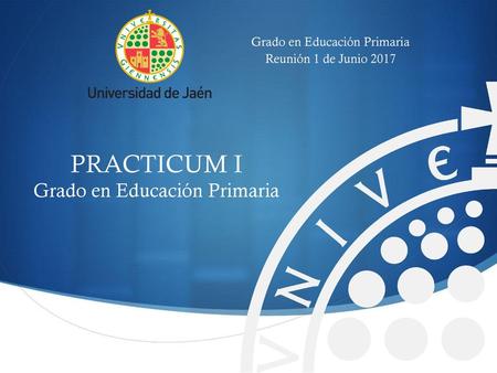 PRACTICUM I Grado en Educación Primaria