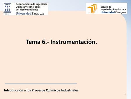 Tema 6.- Instrumentación.