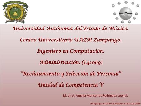 Universidad Autónoma del Estado de México.