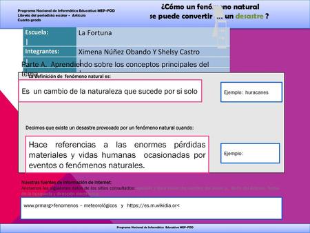 Programa Nacional de Informática Educativa MEP-FOD