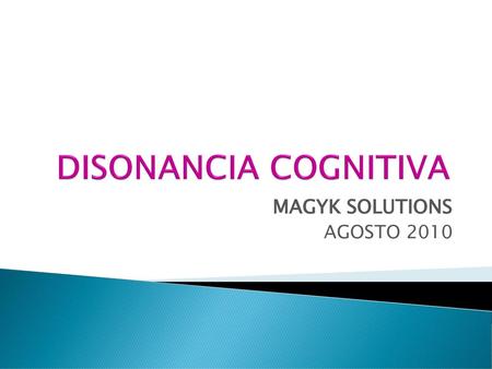 MAGYK SOLUTIONS AGOSTO 2010