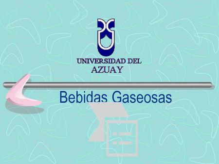 Bebidas Gaseosas.