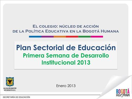 Plan Sectorial de Educación