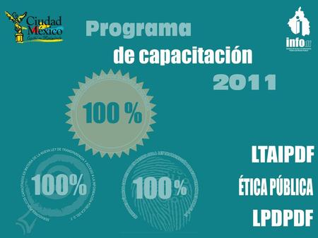 “Certificado 100% de Servidores Públicos Capacitados”