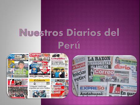 Nuestros Diarios del Perú