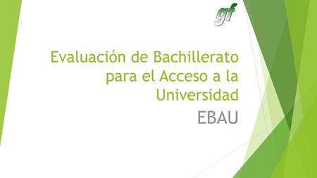 Evaluación de Bachillerato para el Acceso a la Universidad