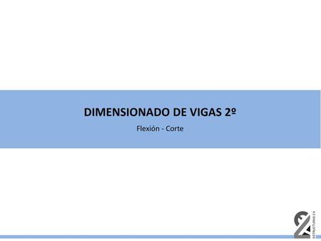 DIMENSIONADO DE VIGAS 2º