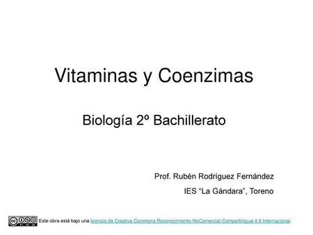Biología 2º Bachillerato