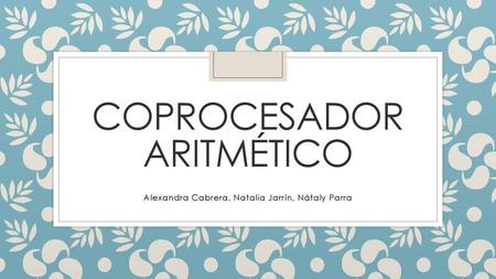 Coprocesador aritmético