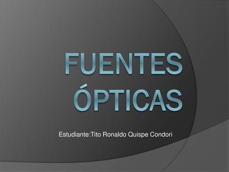 Estudiante:Tito Ronaldo Quispe Condori