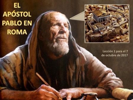 EL APÓSTOL PABLO EN ROMA