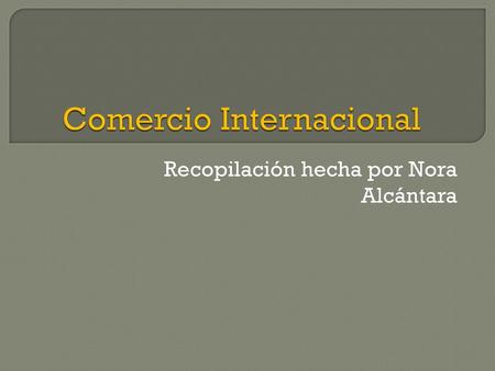 Comercio Internacional