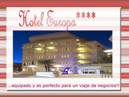 ..equipado y es perfecto para un viaje de negocios!!