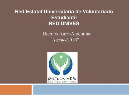 Red Estatal Universitaria de Voluntariado Estudiantil