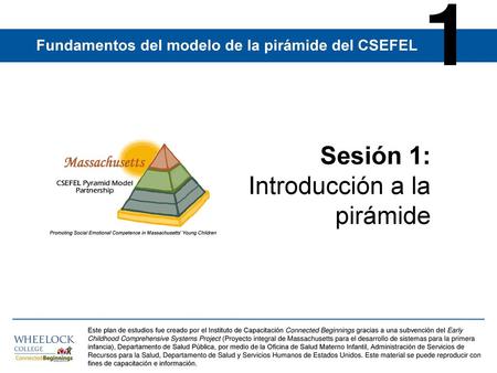 Sesión 1: Introducción a la pirámide