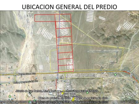 UBICACION GENERAL DEL PREDIO
