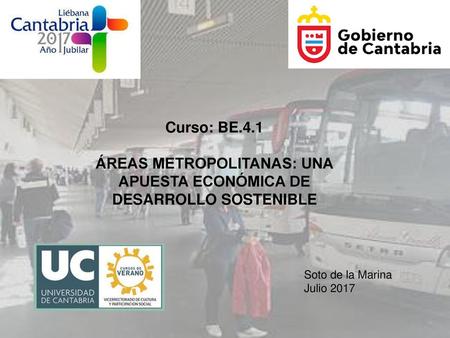 ÁREAS METROPOLITANAS: UNA APUESTA ECONÓMICA DE DESARROLLO SOSTENIBLE