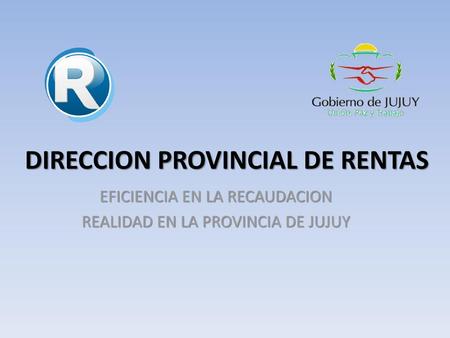 DIRECCION PROVINCIAL DE RENTAS
