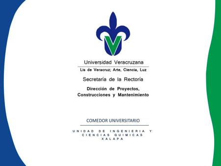 COMEDOR UNIVERSITARIO UNIDAD DE INGENIERIA Y CIENCIAS QUIMICAS