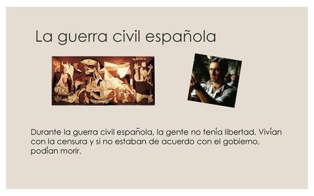 La guerra civil española