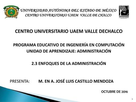 CENTRO UNIVERSITARIO UAEM VALLE DECHALCO