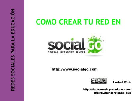 REDES SOCIALES PARA LA EDUCACIÓN
